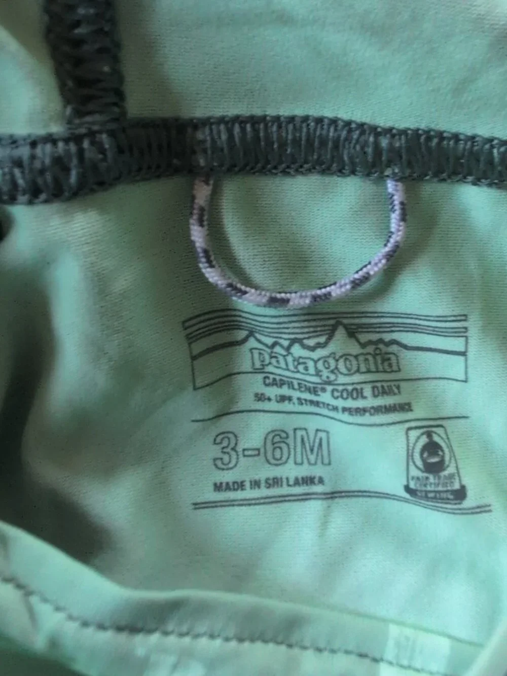 Patagonia - Baby Swim Shirt/Rash guard w/Hood - 3-6 Months